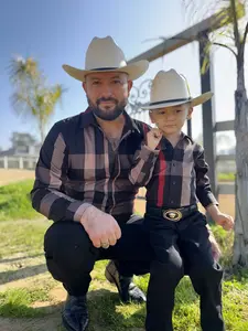 Long sleeve shirt (ESTILO BAYARD) BLK/BRWN