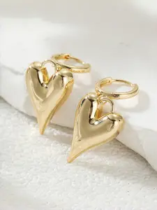Puffy Heart Dangle Earrings Lightweight Love Statement High Quality Earrings Romantic Gift Jewelry Wholesale Jewelry Accessories