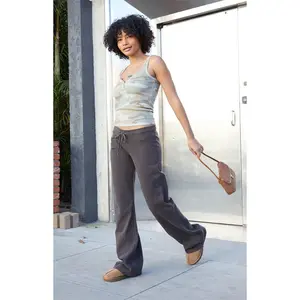 John Galt Women's Brown Hilary Baggy Sweatpants John Galt Women's Brown Hilary Baggy Sweatpants