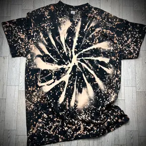 Bleached black T-shirt