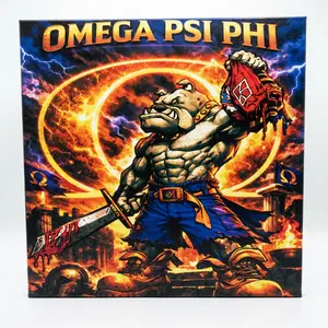 Omega Psi Phi Canvas Wall Art (20x20)