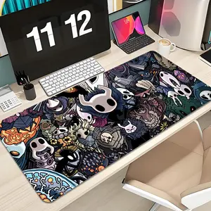 Silksong Hollow Knight Mouse Pad Design XXL 1000×500mm 900×400mm 800×400mm 600x300mm Large Gaming Mouse Pad - Extended, Thick, Non-Slip Rubber Base Desk Mat with Precision Stitched Edges - Washable Large Desk Pad, Desk Accessories