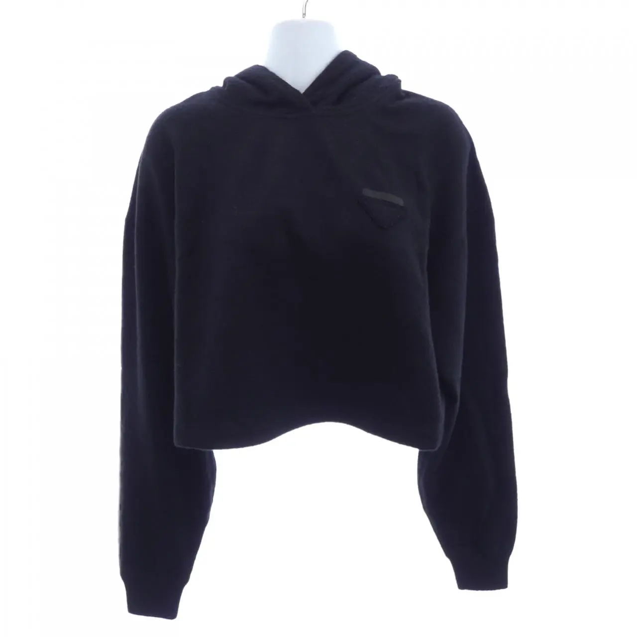 Pre-owned PRADA Cashmere Small Leather Goods Blend Hoodie