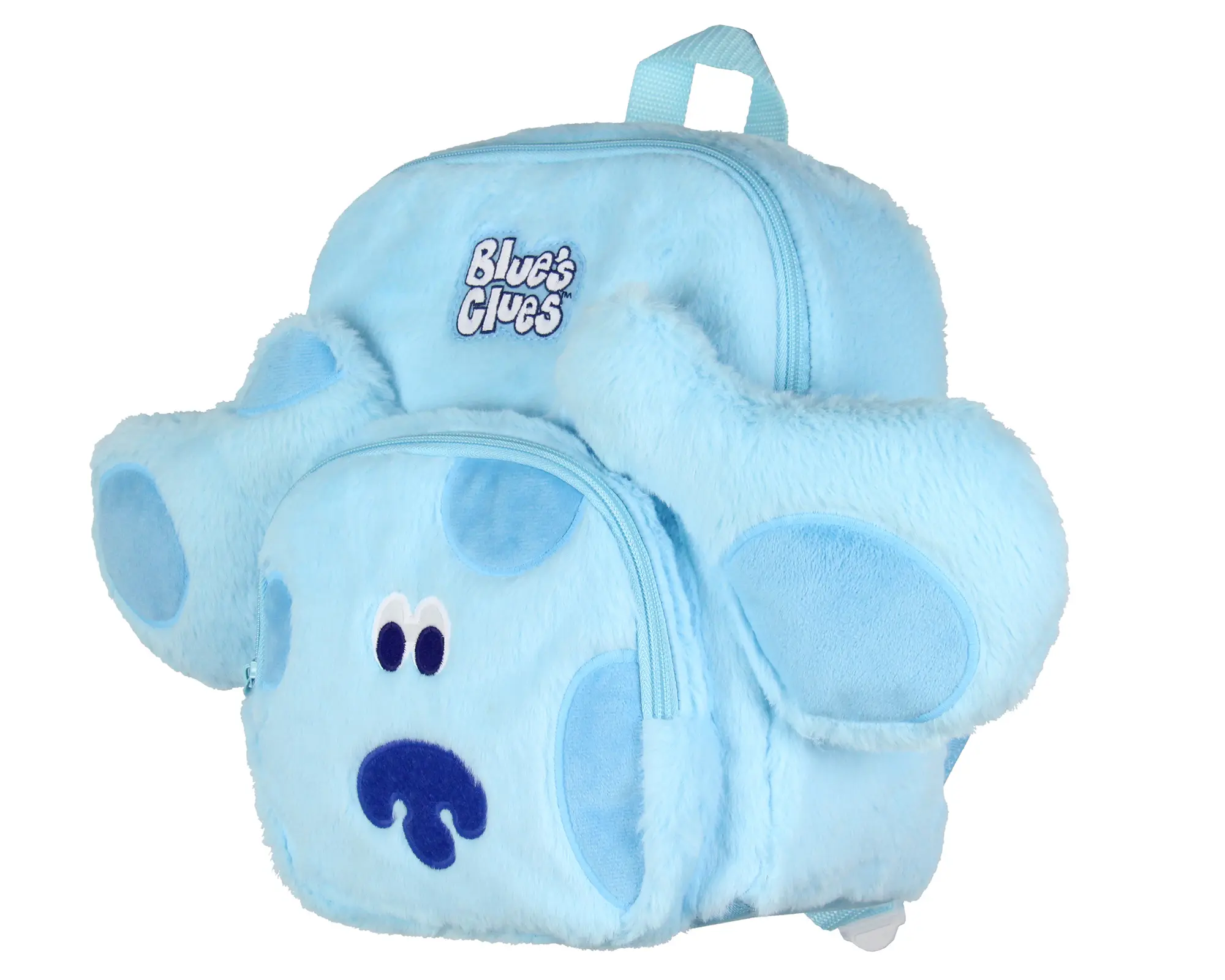 Blue's Clues Character Cartoon Face 12 Inch Backpack For Daily Use