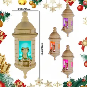 【Sound Lamp】 BORILUME Coquí frog Wall Lamp With LED Light For Puerto Rican Bedroom Office outdoor Decor Led Dimmable Led Lighted teacher appreciation gifts