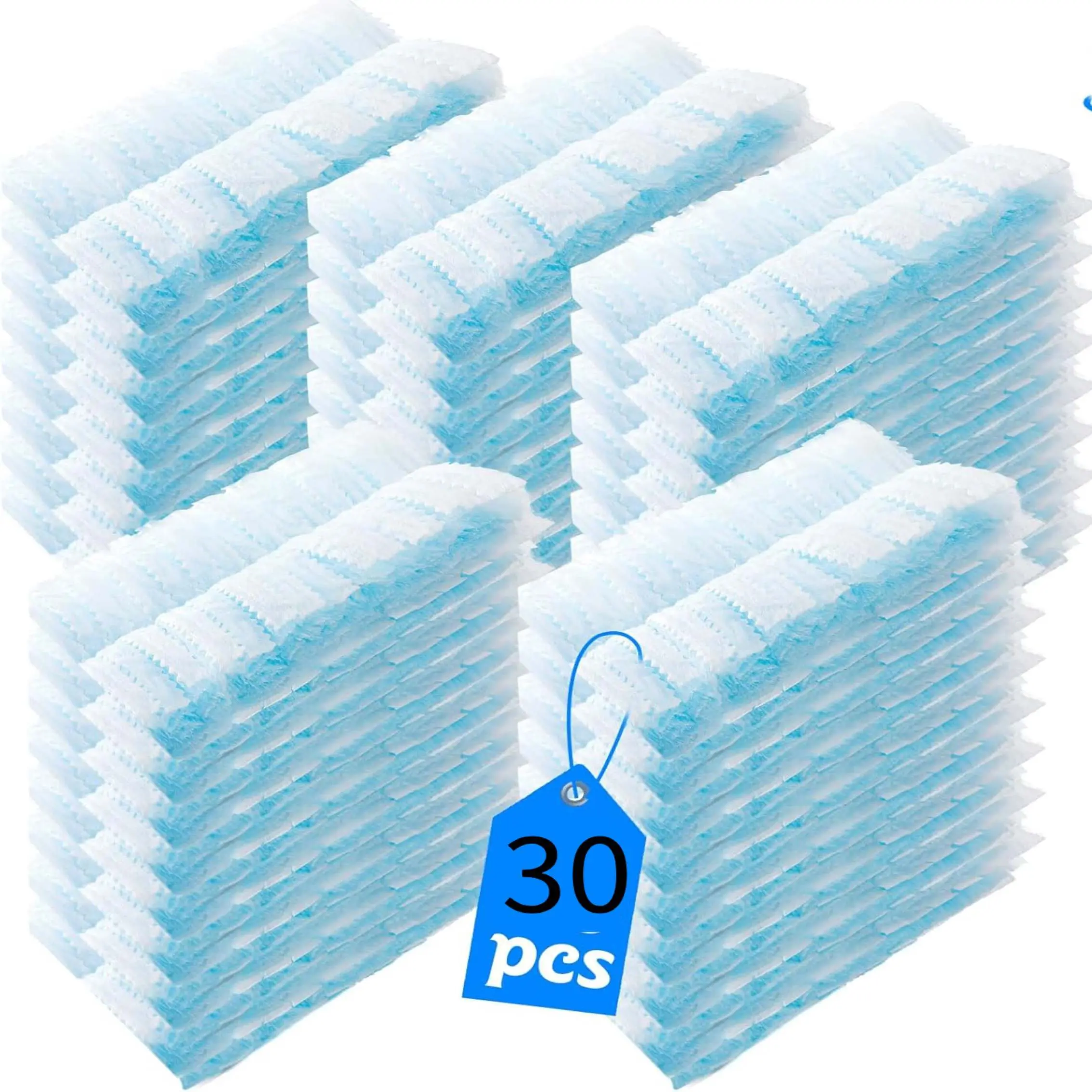 30/60/90/120 Packs Heavy Duty Duster Compatible with Swiffer Duster, NO Including Handle, Disposable Microfiber Duster Refills For Multi-Surface Cleaning, for Electronics, Furniture, Blinds, Ceiling Fans