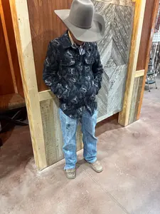 Rock and roll bull riding jacket