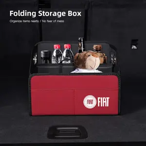 1Pcs Car Trunk Storage Box Large Capacity Tools Organizer Case Accessories For FIAT Abarth Pulse Panda Tipo Strada 600 500X Mobi Doblo Fullback Freemont Toro Qubo Fiorino Aegea Punto