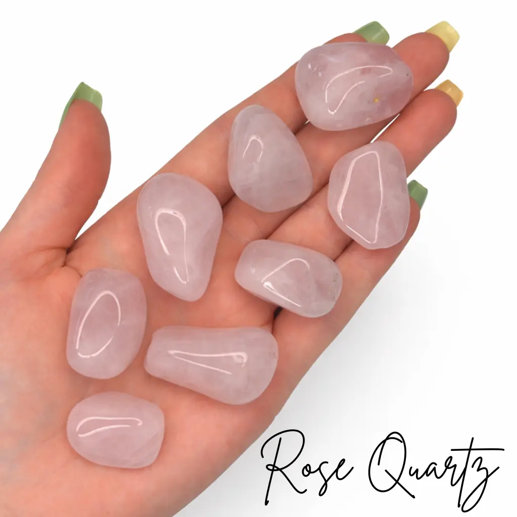 Tumbled Rose Quartz, Rose Quartz Pocket Stone, Healing Rose Quartz