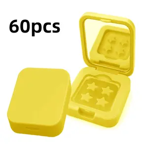 Acne Patches for Covering Pimples and Flaws, Star  Shaped Acne Covering Patches with Makeup Mirror Facial Skin Spot Stickers