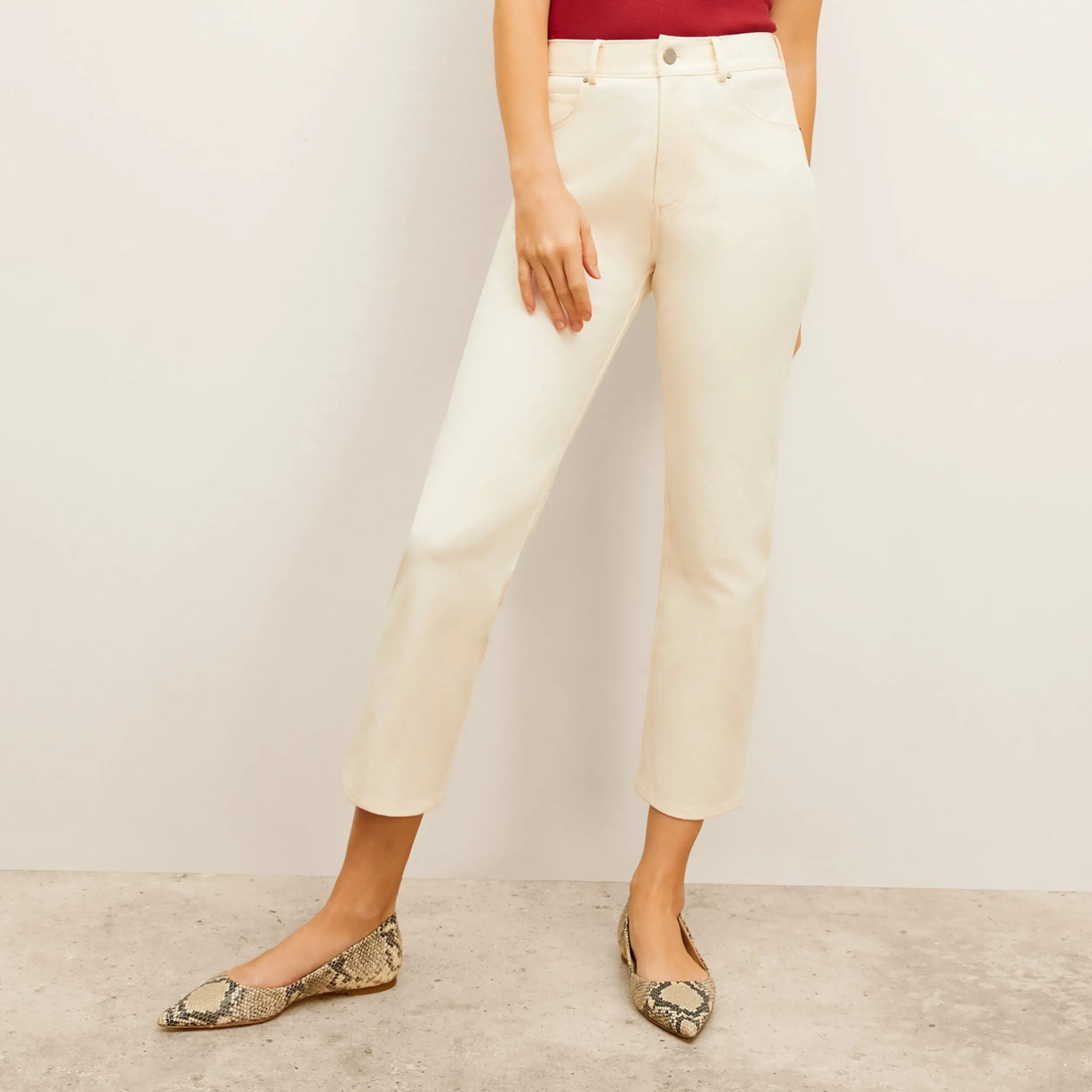 Daria '90s Jean - Eco Better Than Denim :: Bright Ivory