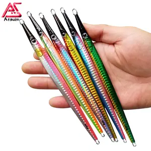 AS 6pcs Fast Jig Vertical Speed Sinking Pesca Shore Cast Spoon 60g80g Metal Jigging Fishing Artificial Bait Sea Lure Angler