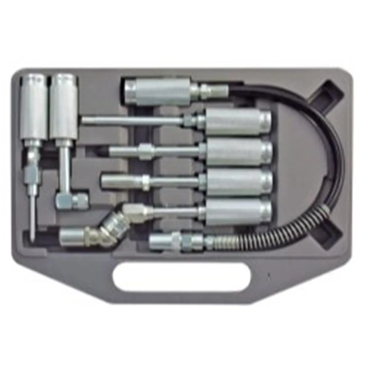 212 MAIN Astro Pneumatic Grease Fitting Adapter Set - Quick Connect Kit, 12in Hose Extension, Fits Most Fittings, Universal for Cycling Sports & Outdoor Recreation Equipment, 1 Set, 12 In. Hose Extension