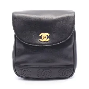 Pre-owned CHANEL Calfskin Tote Bags Caviar Skin Backpack
