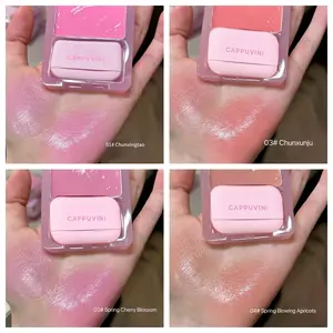 2-Pack Cosmetic Glow Cream Blush, Soft Pink Dewy Finish, Smooth & Hydrating, Easy to Blend, Instantly Radiant Fresh Look, Perfect for Quick Everyday Makeup