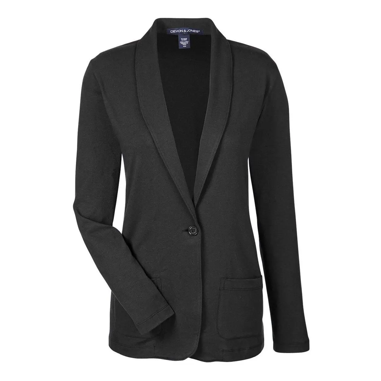 Devon & Jones Women's Perfect Fit Shawl Collar Cardigan