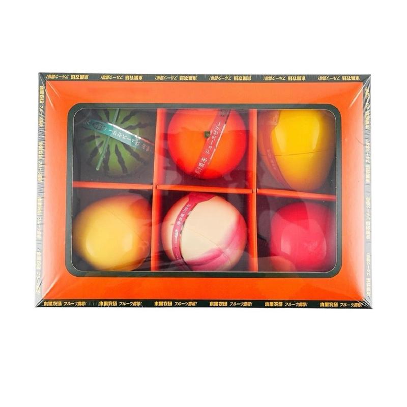 Yo Man Fruit Farm Juice Jelly Mixed Flavors Fruit Shape Jelly- Gift Box