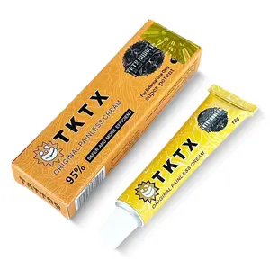 TKTX Gold Edition 95% Maximum Strength Tattoo Numbing Cream Fast-Acting Anesthetic Skin Soothing 10g Single Tube