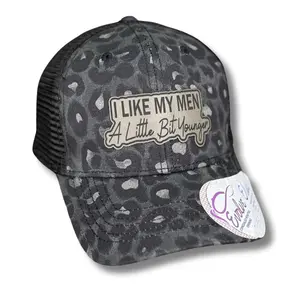 I Like My Men a Little Bit Younger Patch Hat - Choose Hat Style and Colors