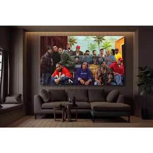 Hip Hop Best Rappers Poster, All Time Rappers  Wall Art, Rap Legends Print, West Coast Rappers  Poster, Gift for Rap Lovers