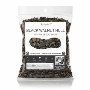 Herbalista Black Walnut Hull 4oz Herbal Cleanse and Digestive Support for Digestive Balance and Overall Wellness - Fitness, Healthcare