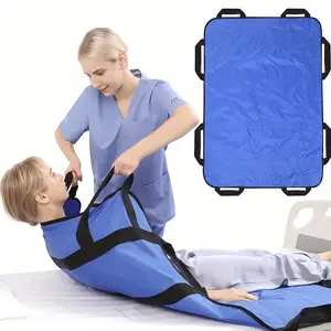 Extra Comfort Positioning Bed Pad 47"x40" - Washable Waterproof Medical Bed Pad with Reinforced Handles for Elderly Care & Safe Patient Transfers - Lightweight Durable Fabric for Home Healthcare, Bed Accessories, Patient Transfer Cushion, Easycarry