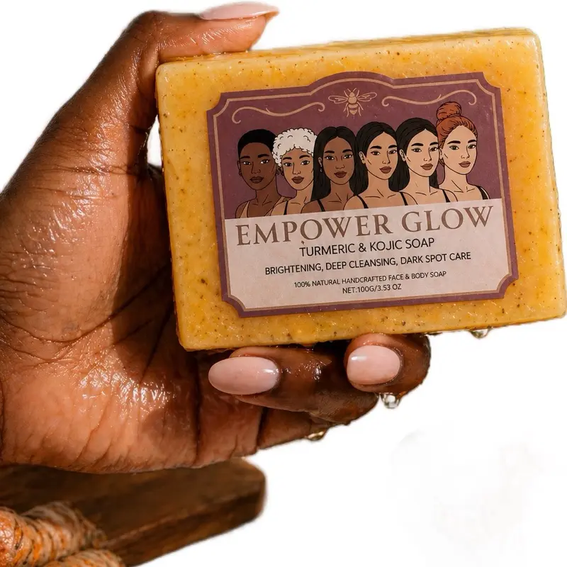 EMPOWER GLOW Turmeric Kojic Acid Glow Soap – House of Miendee