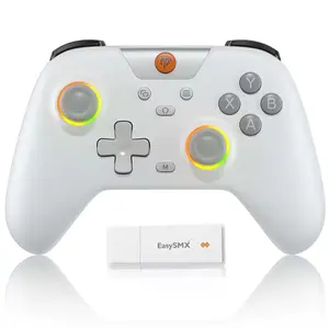 EasySMX X05 Wireless Gamepad for Switch/Steam/TV with RGB Hall Effect - White
