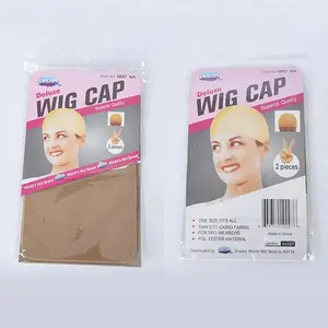 Wig Cap Hair Net for Human Hair Wig Nets Stretch Mesh Wig Cap for Making Wigs Comfortable Fit Hairpiece( Do Not Order Separtely)