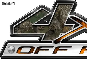 Camo King: #4x4Life 2 4x4 sticker one for each side