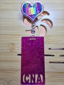 CNA Badge Reel with Long Badge Buddy
