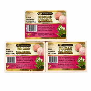 3 Pack Jabon No mas Sarna Sana Sarna Coconut Bar Soap 100gr. Jabones Combo