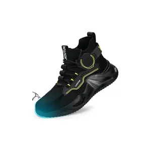 Steel Toe Shoes for Men Women Work Shoes Safety Sneakers Shoes Comfortable Lightweight Puncture Proof Slip on Indestructible Work Shoes Footwear Walking Shoes Girl Worker