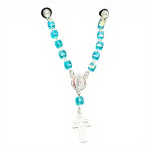Baby Blue Rosary Pin
