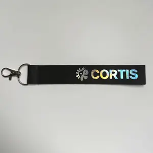 Kpop CORTIS Laser Keychain Group Name Tag Nylon Rope Mobile Phone Decoration Key Ring Backpack Accessories Martin Juhoo Gift