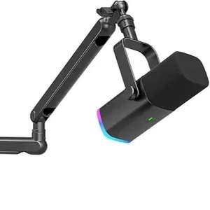 Low Profile Microphone Boom Arm with Adjustable Stick