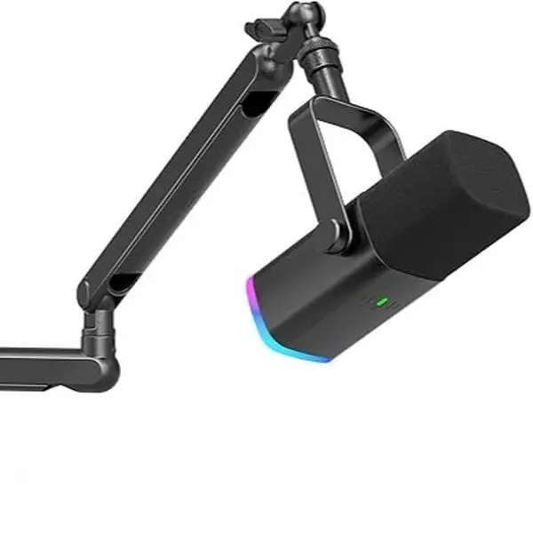 Low Profile Microphone Boom Arm with Adjustable Stick