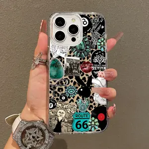 Trendy Magnetic Case for iPhone11/12/13/14/15/16/17/promax, Treaty Oak Turquoise Ultra Slim, MagSafe Support, Shockproof | Playful & Fun Style