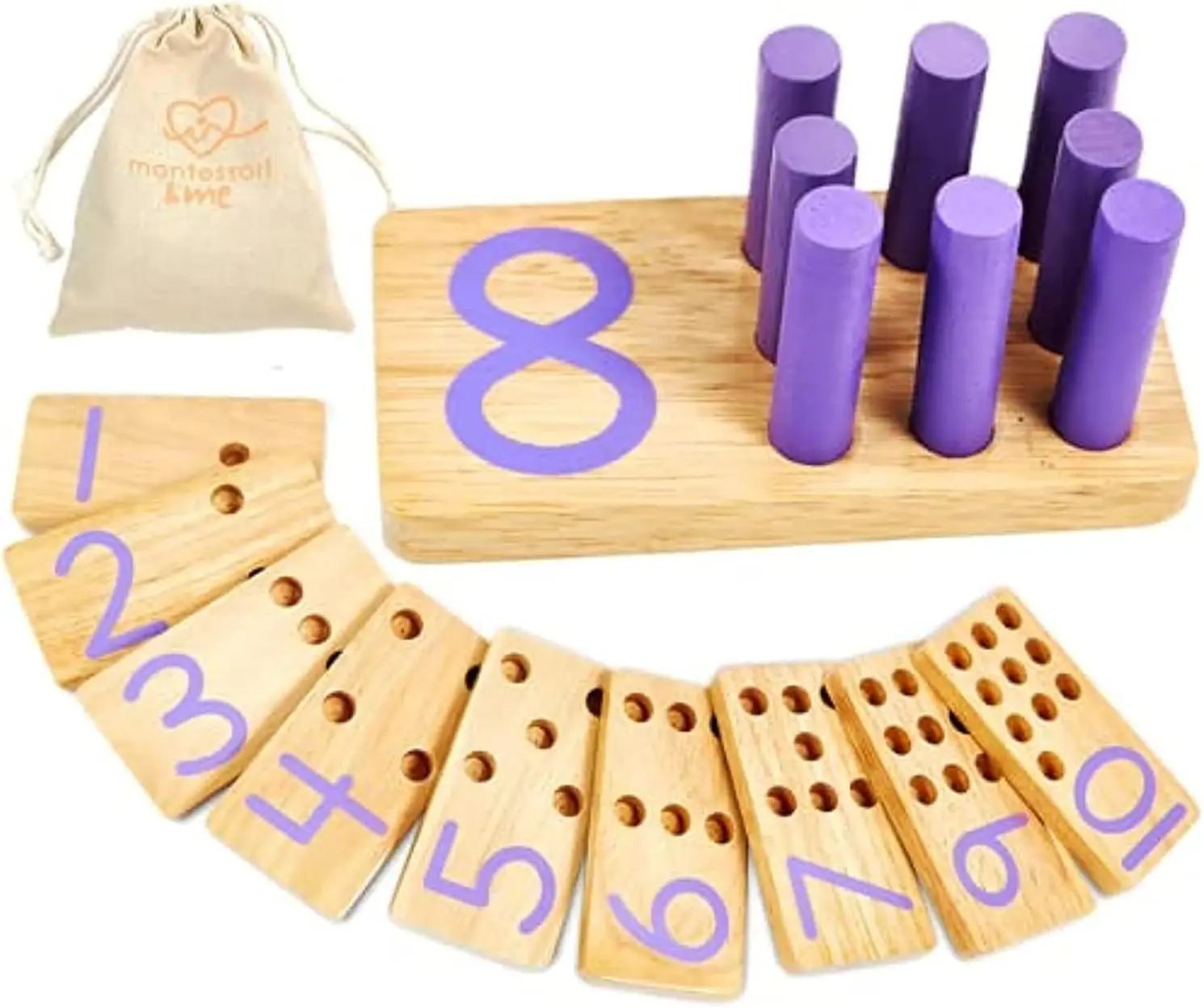Counting Peg Board - Montessori Math and Numbers for Kids Counting Peg Board - Montessori Math and Numbers for Kids