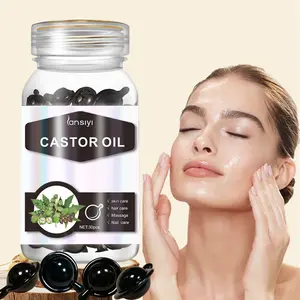 Lansiyi Natural Black Castor Essential Oil High Quality Plant Extracted Aromatherapy Skin & Scalp Care Nourishing Haircare