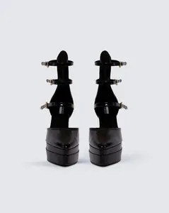 Bernadine Black Platform Heels Bernadine Black Platform Heels