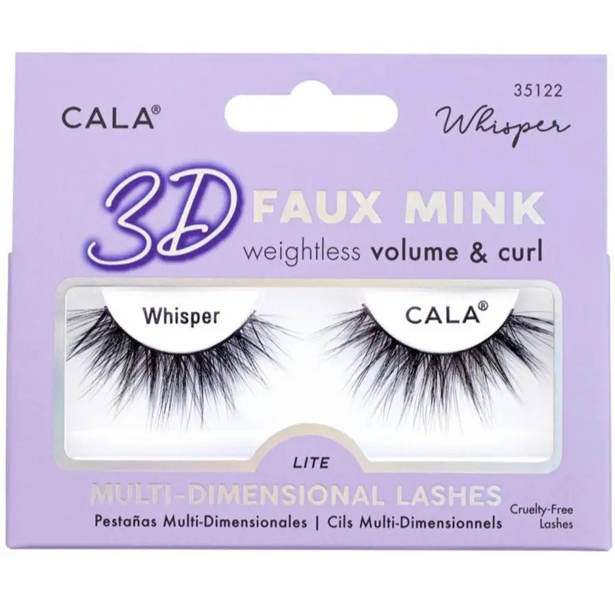 CALA 3D Faux Mink Lashes: Whisper