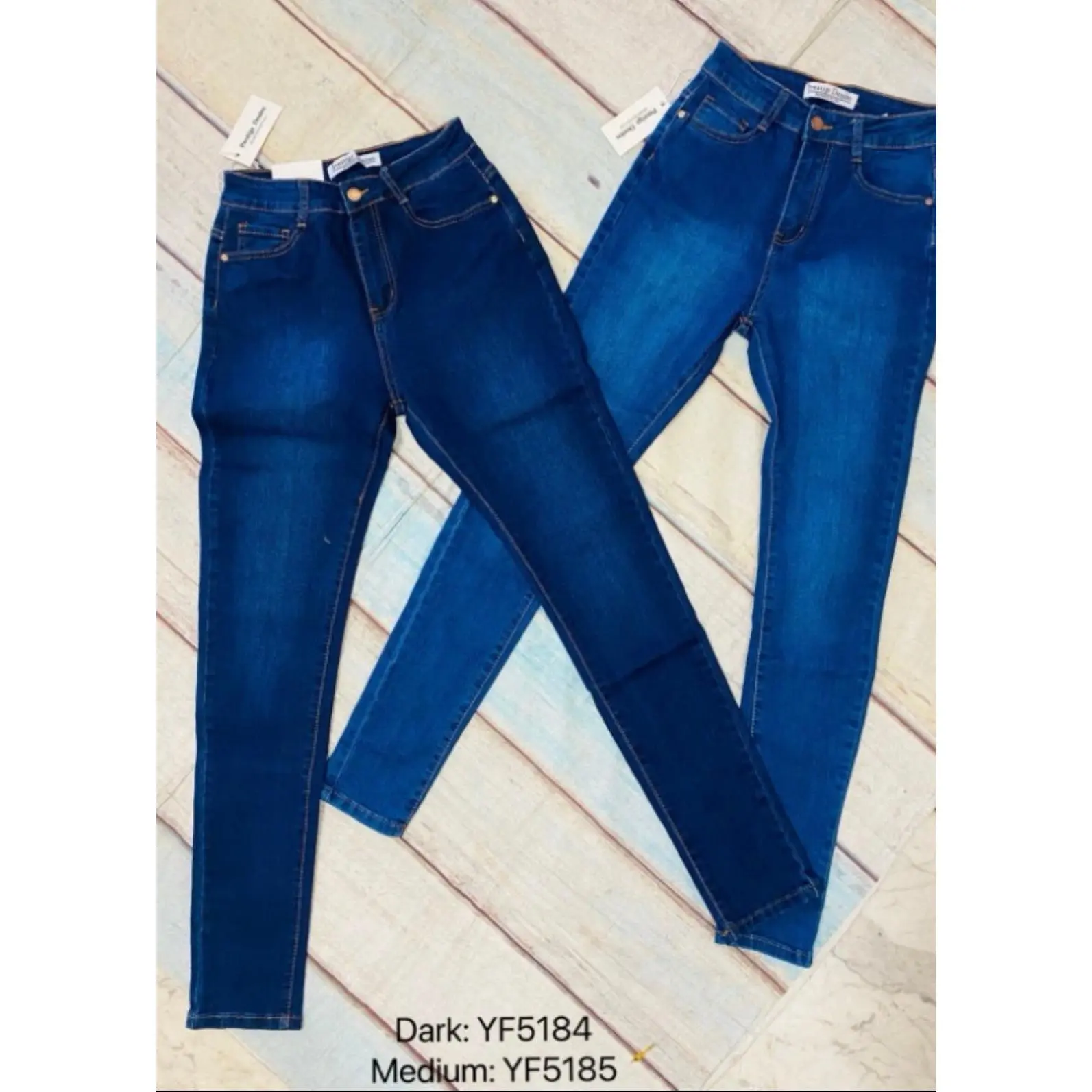 High Waist Prestige Denim by Vinizbena Jeans YF5185-84-B21