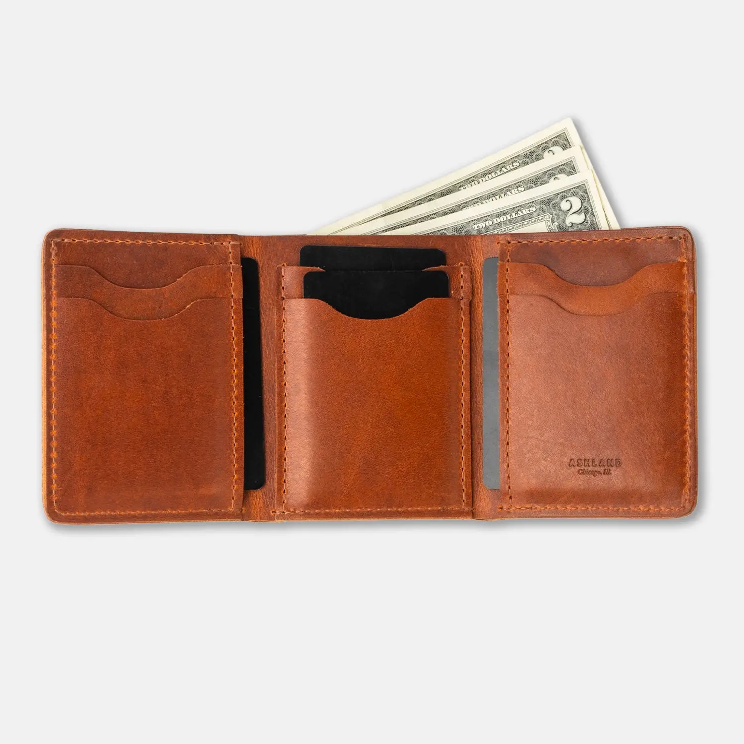 Trifold Leather Wallet