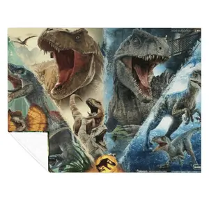 Jurassic WorldGentle Soft Cozy Blanket-Patio Furniture Decor,Ultra-Soft,Novel patterns Blanket, Ideal for Bed,Couch, Travel,Camping, All Seasons,Home BedroomD910-95