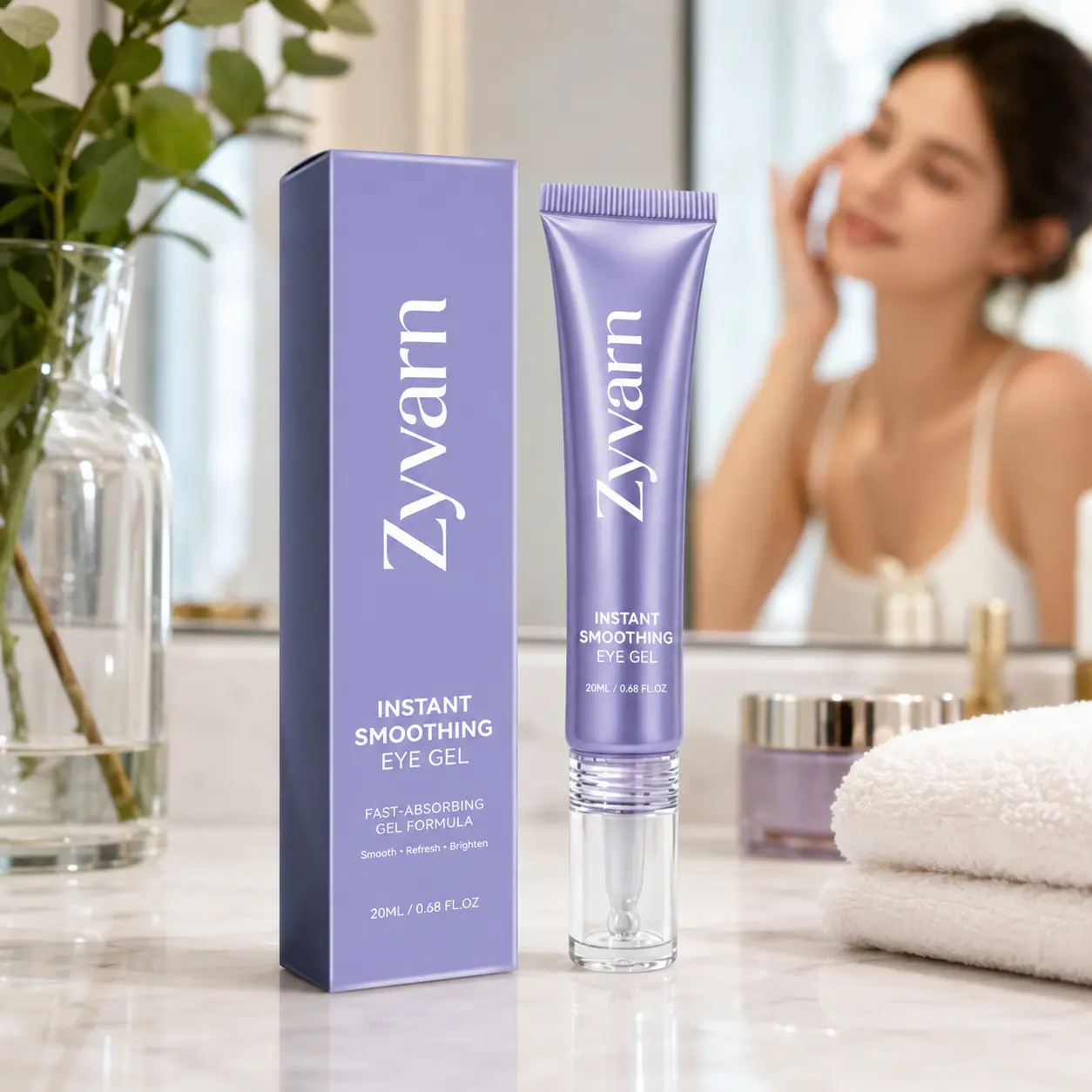 Instant Smoothing Eye Gel Hydrating Under Eye Care Lightweight Fast Absorbing Gel For Dry Looking Fine Lines Daily Skin Care For Women Men go  pure eye lift gel