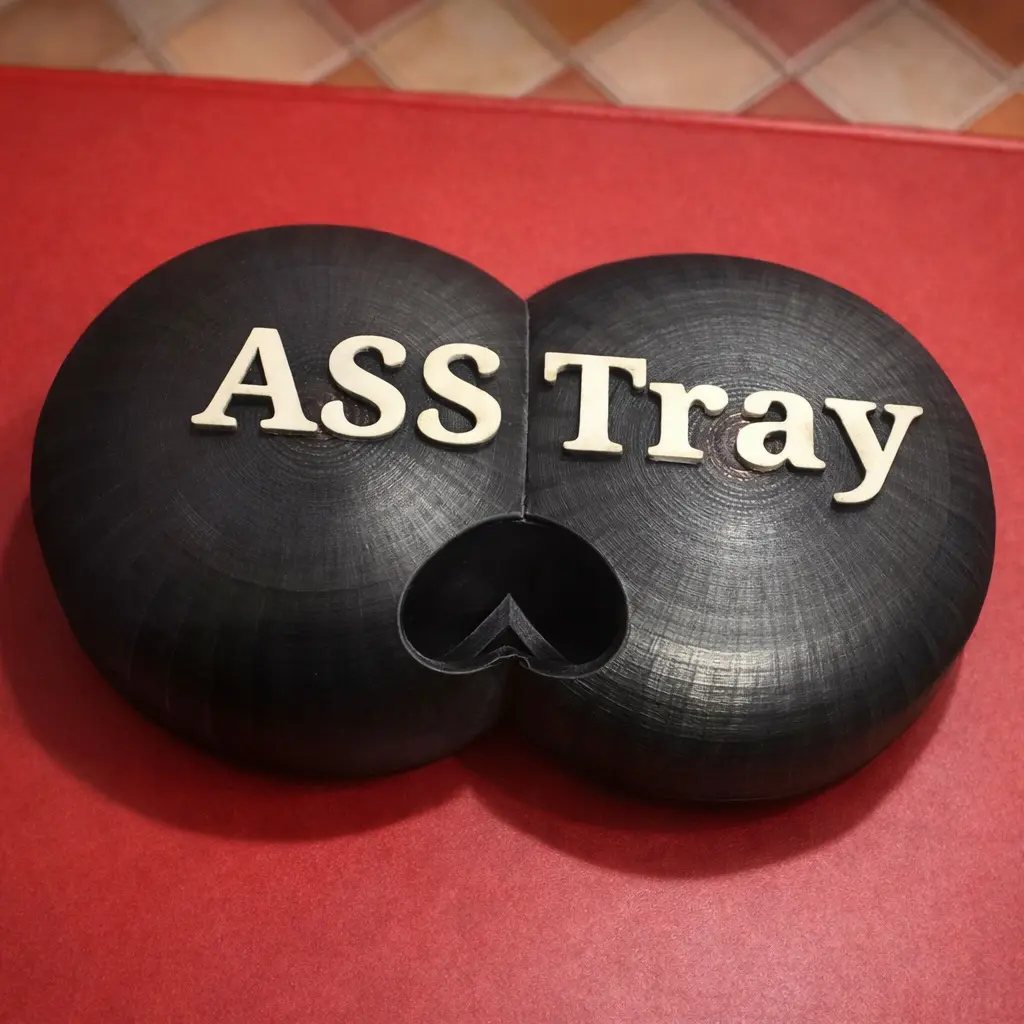 Ashtray - Bold Funny Slightly Inappropriate Conversation Starter Perfect for Parties Chill Nights or Gifting