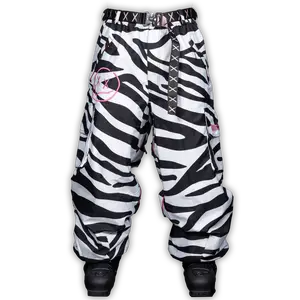 Numbskull Slacker Baggy Snow Pant 2.0 - Zebra
