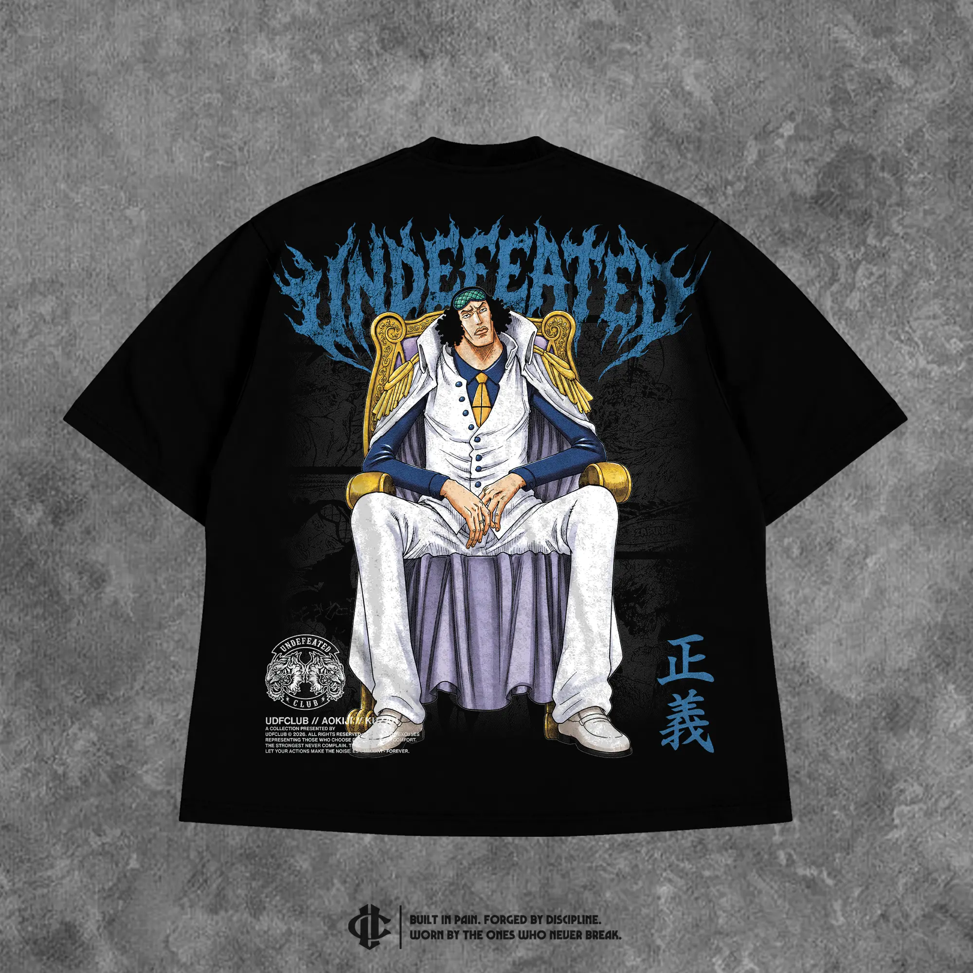 "THE UNBOUND JUSTICE AOKIJI" Tee, Men's Gym, Workout Wear, Gym Apparel.