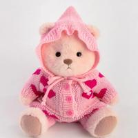 Love Heart Sweater With Pink Bear